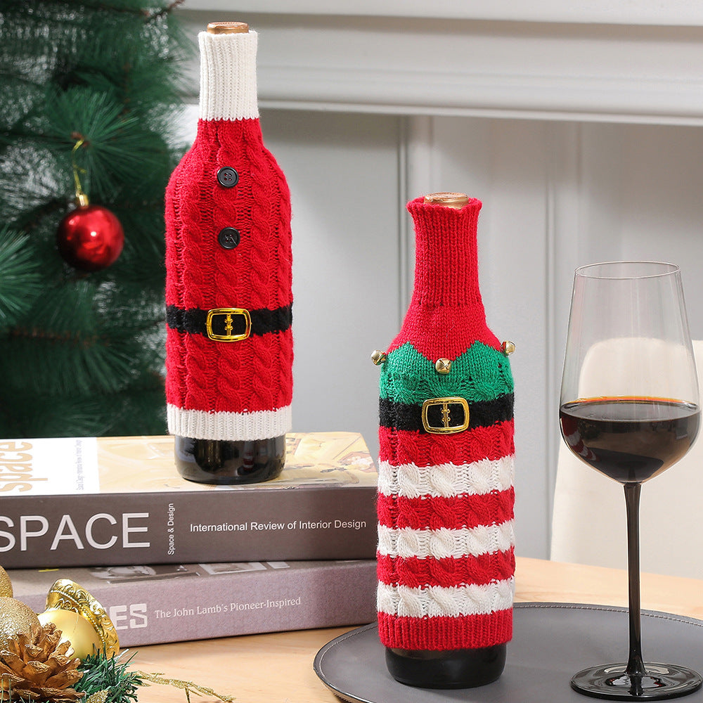 Christmas Wine Bottle Cover(2pcs)